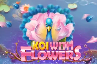 Slot Koi with Flowers